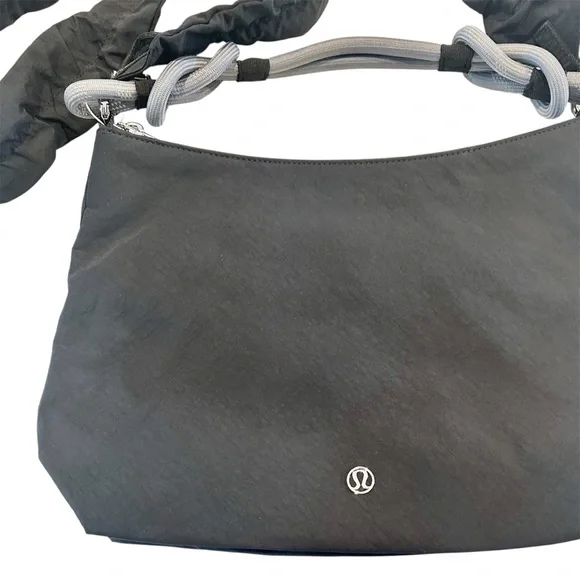 lululemon athletica Black and Gray Convertible Crossbody Bag - Picture 3 of 13